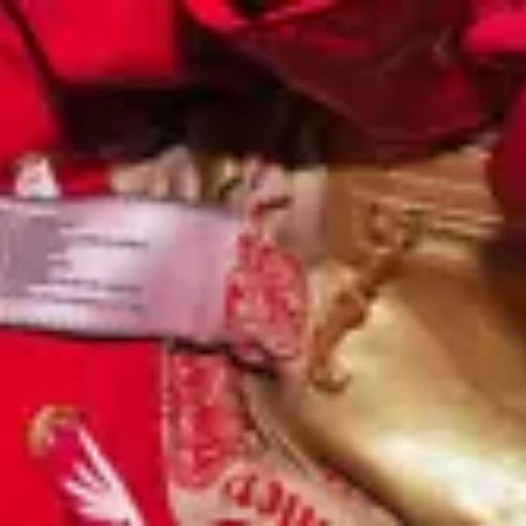 Juicy Couture "Christmas" Red Poinsettia Velour Daydreamer Shoulder Bag Shopper - Picture 5 of 11